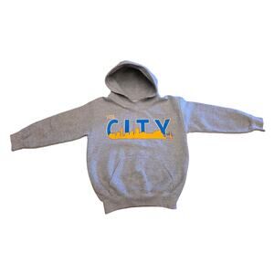 Youth XS Golden State Warriors “The City” Hoodie San Francisco Skyline Gray